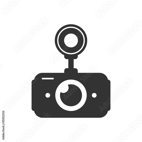 black car dvr simple icon