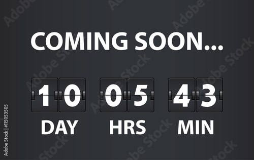 Mechanical coming timer