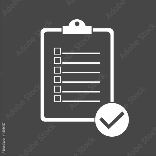 Checklist Page vector icon