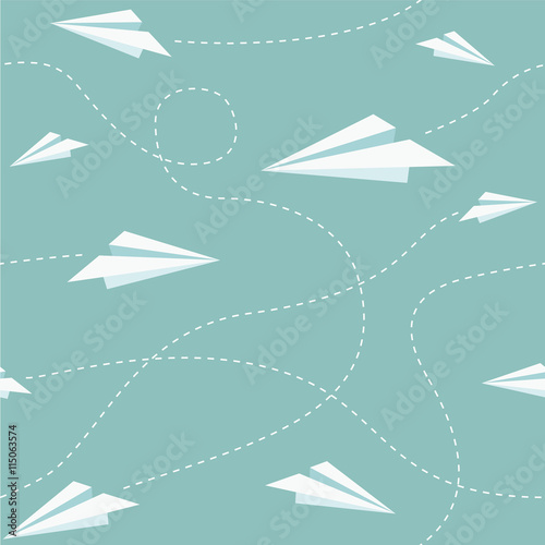 Paper plane wallpaper