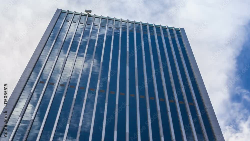 Corporate Buildings, Blue Sky and Clouds Corporate Buildings, Blue Sky and Clouds