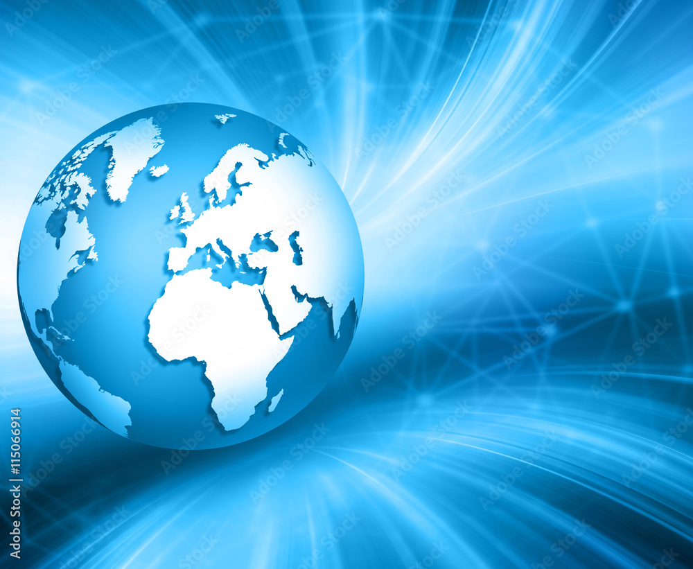 Best Internet Concept of global business. Globe, glowing lines on technological background. Electronics, Wi-Fi, rays, symbols Internet, television, mobile and satellite communicationsblue blur Best Internet Concept of global business. Globe, glowing lines on technological background. Electronics, Wi-Fi, rays, symbols Internet, television, mobile and satellite communicationsblue blur