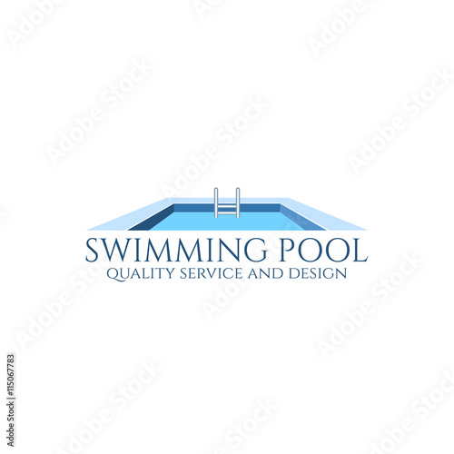 Swimming pool logo.