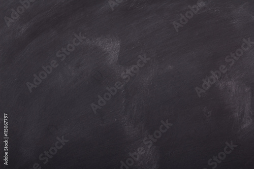 Blank blackboard with smudge marks for background