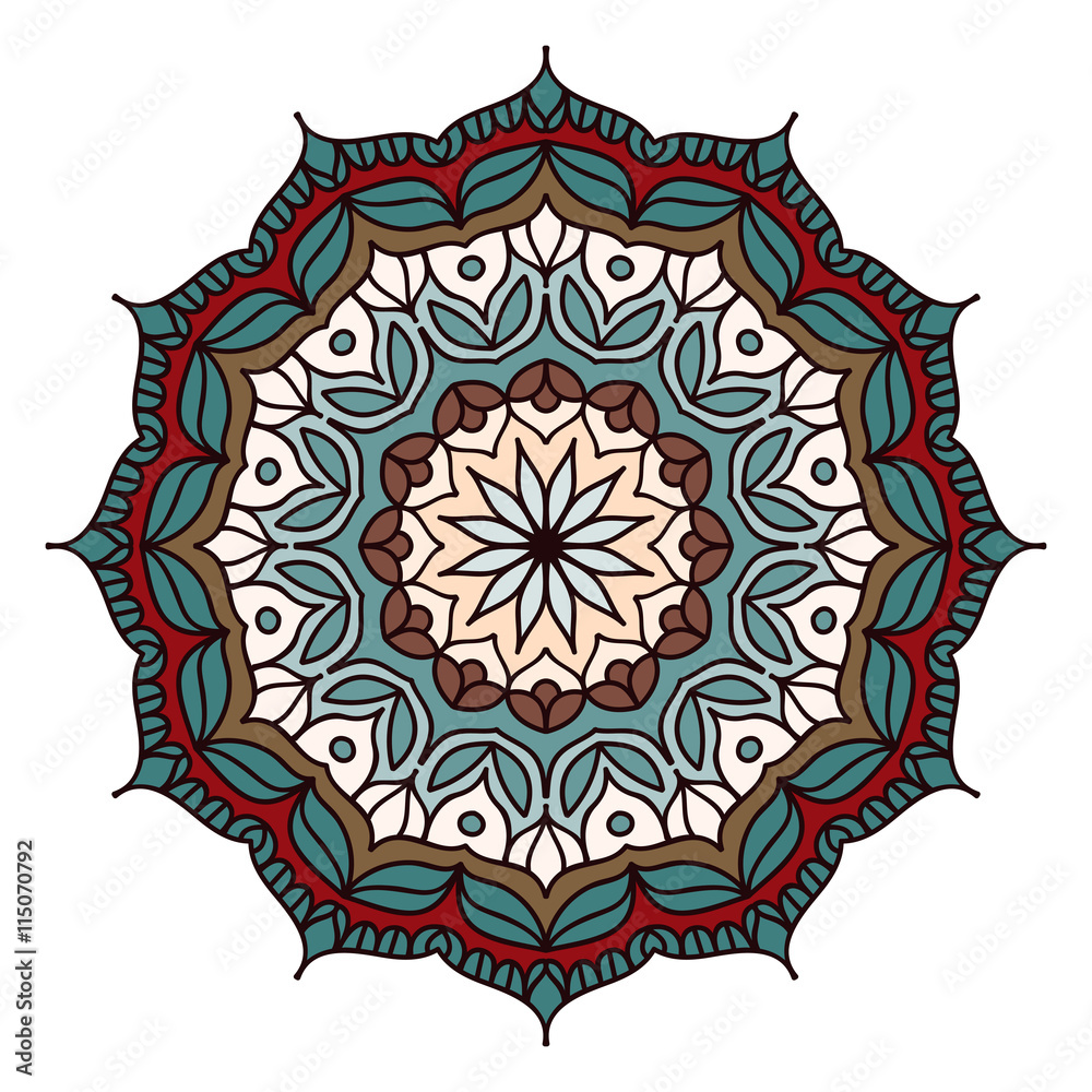 Color Mandala. Sample Background