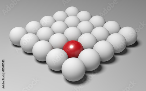 3D balls matrix © Maxim Malevich