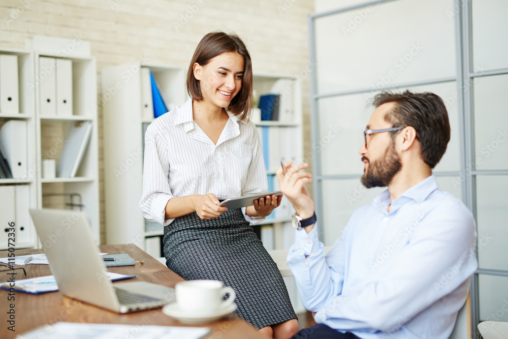 Obraz premium Working meeting