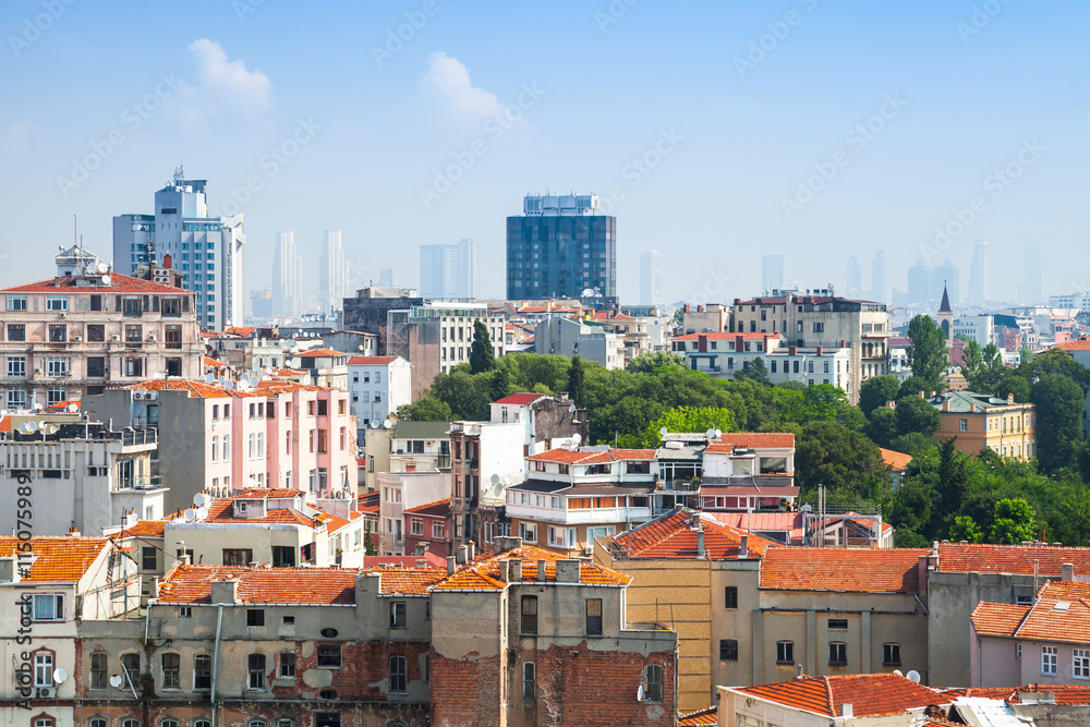 Istanbul, Turkey. Cityscape with old town