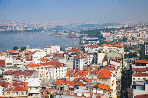 Istanbul, Turkey. Cityscape, Golden Horn river © evannovostro