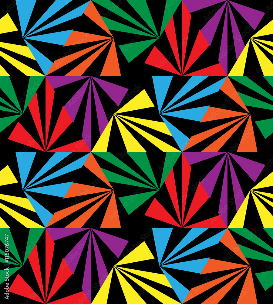 Vector Illustration. Seamless Rainbow Stripes. Geometric Pattern. Suitable for textile, fabric and packaging Vector Illustration. Seamless Rainbow Stripes. Geometric Pattern. Suitable for textile, fabric and packaging