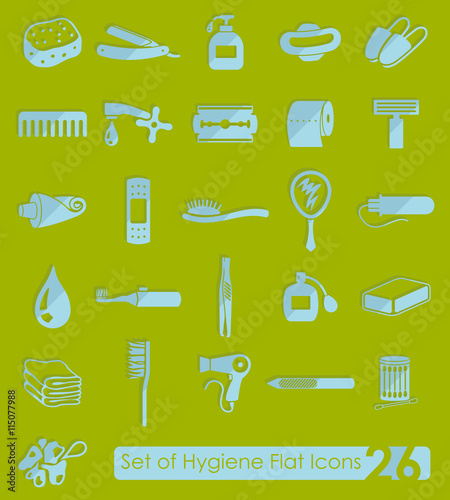 Set of hygiene icons