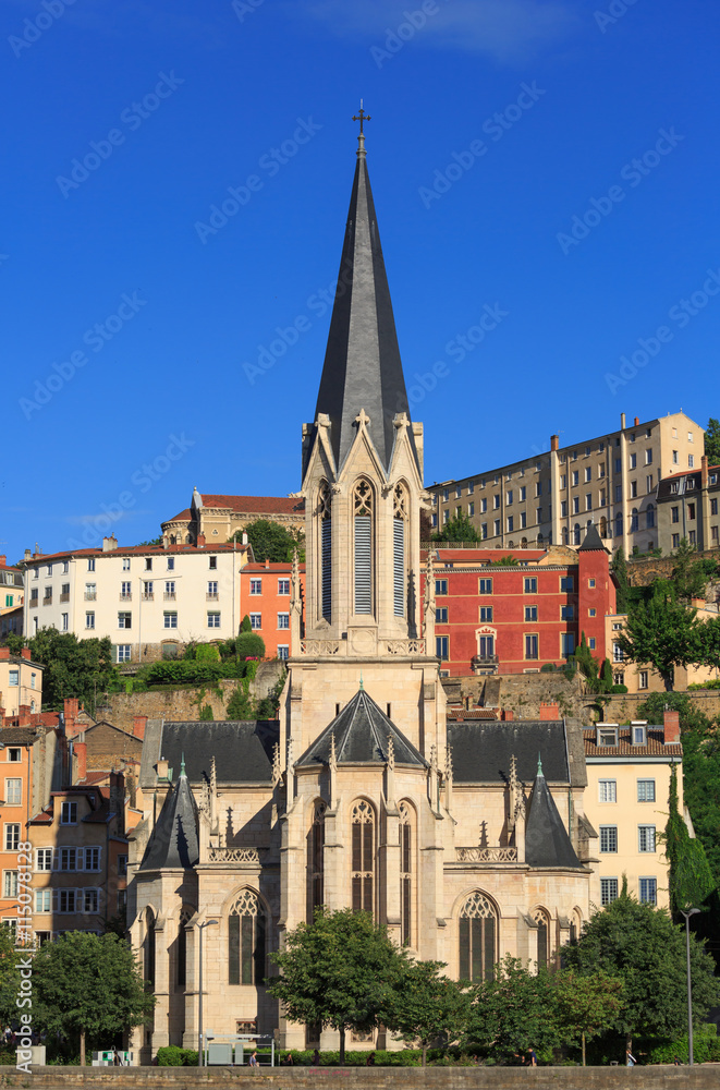 Church of Saint Georges in Vieux-Lyon, Lyon, France.