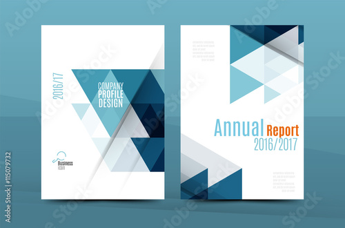 Colorful fresh business A4 cover template - flyer, brochure, book magazine and annual report