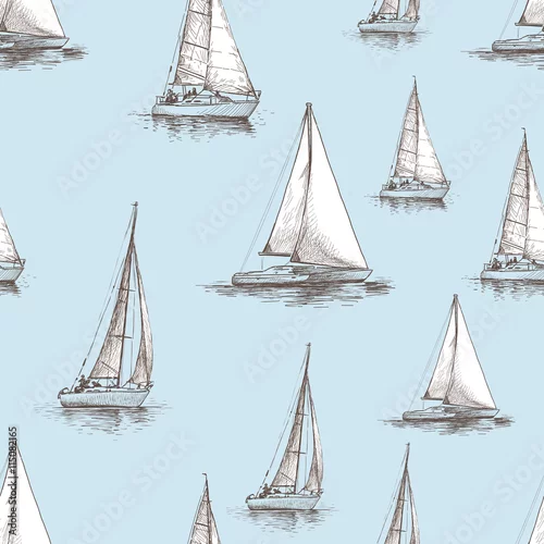 Tapety wzór żaglówek