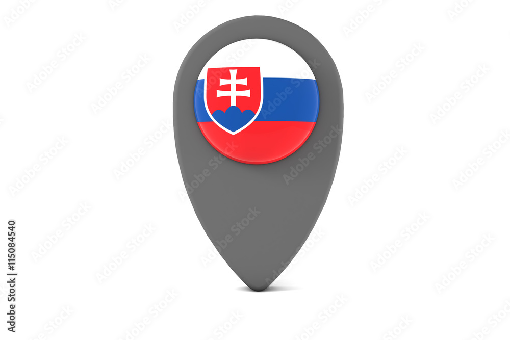 Fototapeta premium Slovakia, Pin Icon
