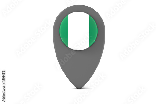 Free Download Nigeria Pin Icon - GFXLoad
