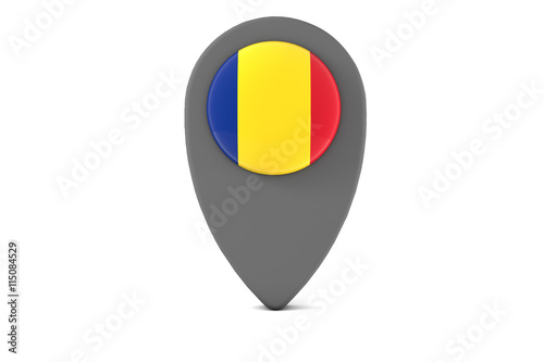 Romania Pin Icon Free Download Romania Pin Icon - GFXLoad