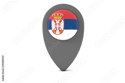 Serbia Pin Icon Free Download Serbia Pin Icon - GFXLoad