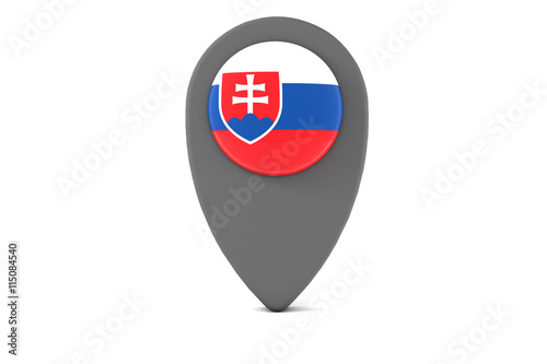 Free Download Slovakia,  Pin Icon - GFXLoad