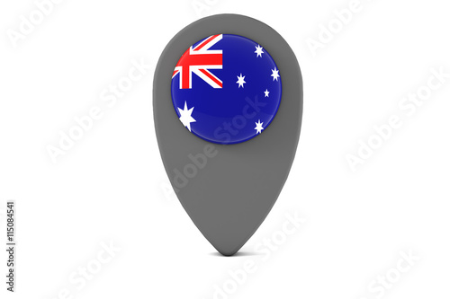 Free Download Australian Pin Icon - GFXLoad