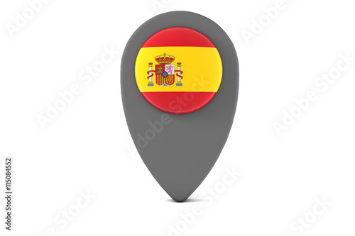 Free Download Spain Pin Icon - GFXLoad