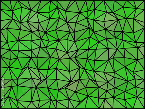 Gradient low poly triangle style vector mosaic background