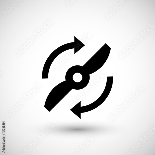 Propeller symbol icon