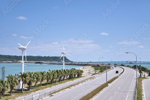 Winter of Uruma sea road