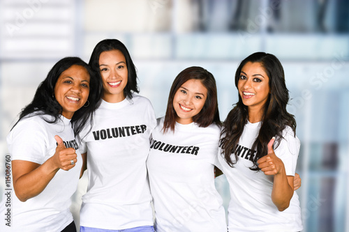Group of Women Volunteers