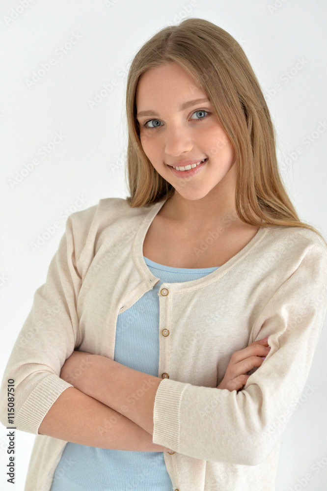 cute teenager girl posing cute teenager girl posing