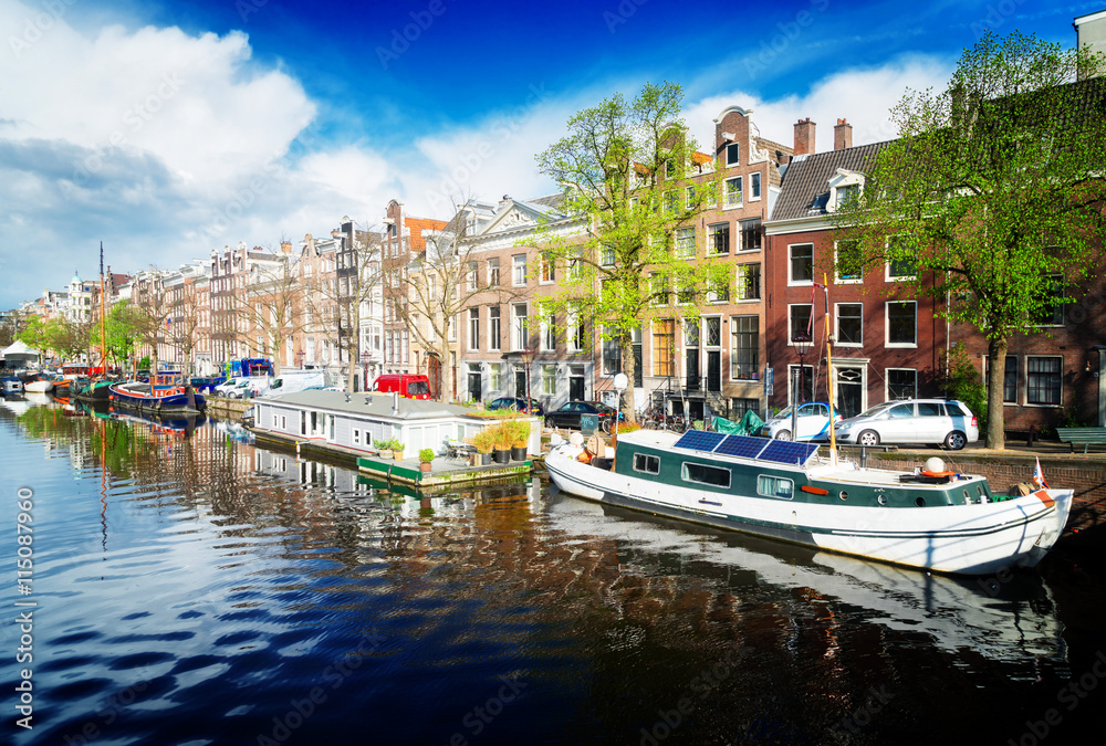 Amstel canal, Amsterdam