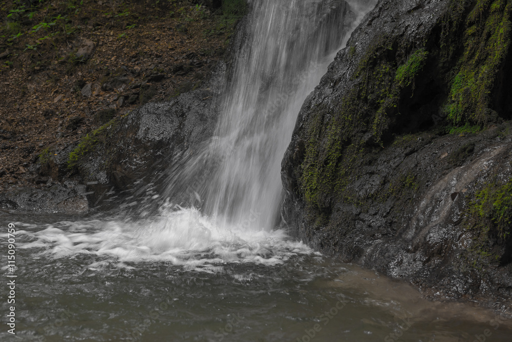 Wasserfall in der Natur in der Schweiz