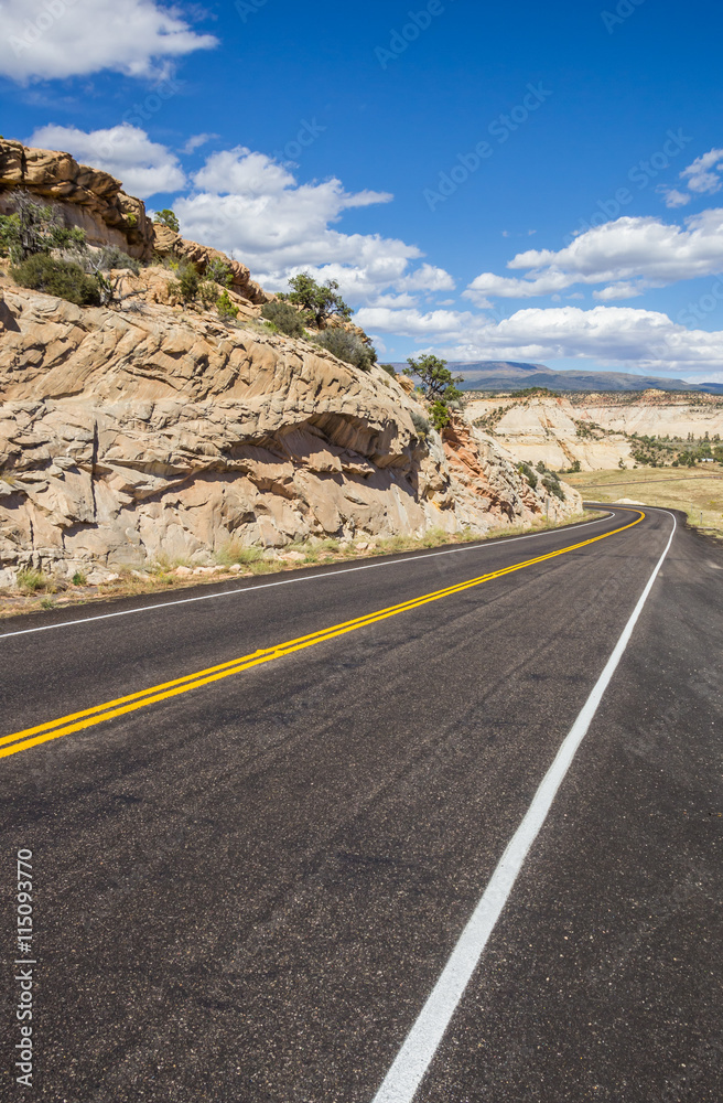 Scenic byway 12 near Boulder in Utah Scenic byway 12 near Boulder in Utah