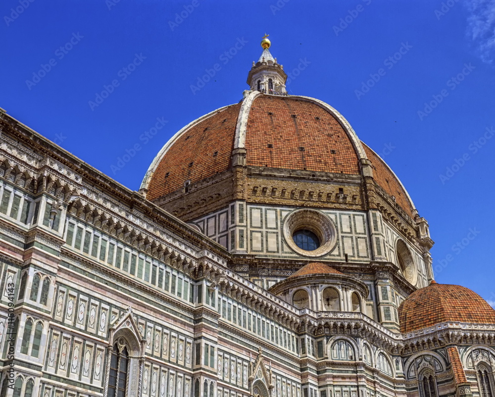 Cathedral Santa Maria del Fiore, Duomo, in Florence, Tuscany, Italy