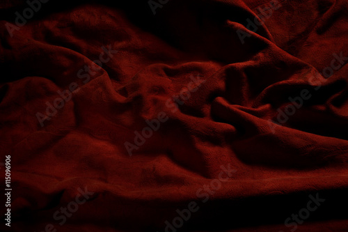 The background of a red material photo