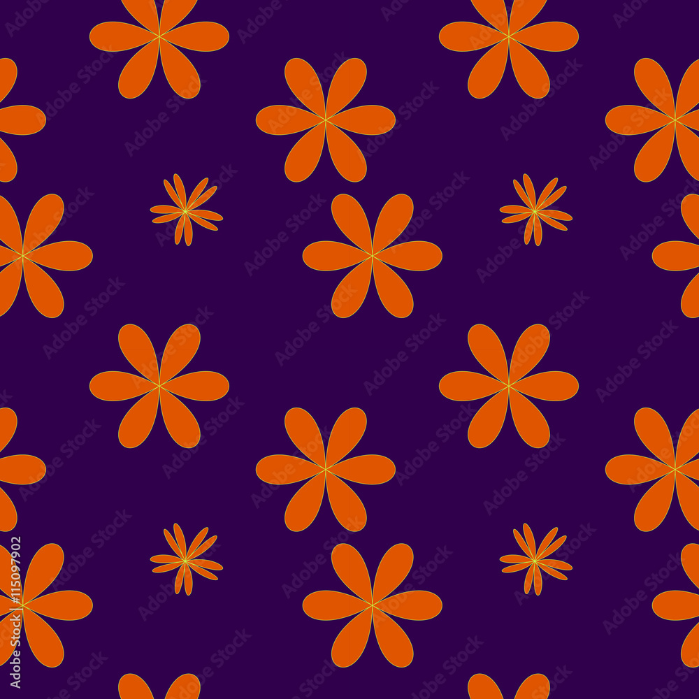 Flower seamless pattern Flower seamless pattern