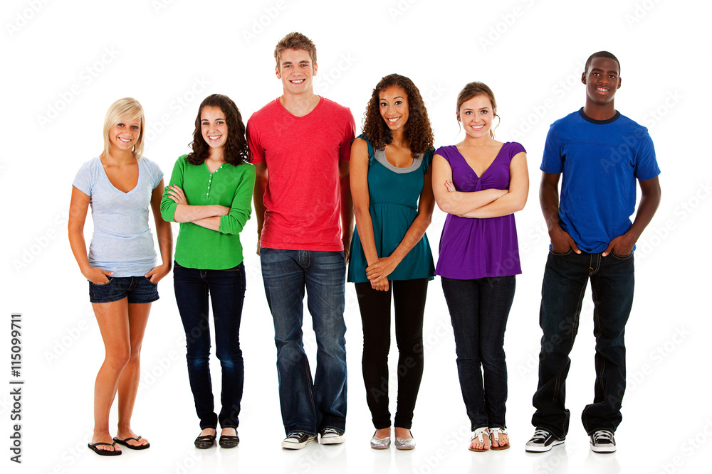 Students: Multi-Ethnic Group Of Teen Students Students: Multi-Ethnic Group Of Teen Students