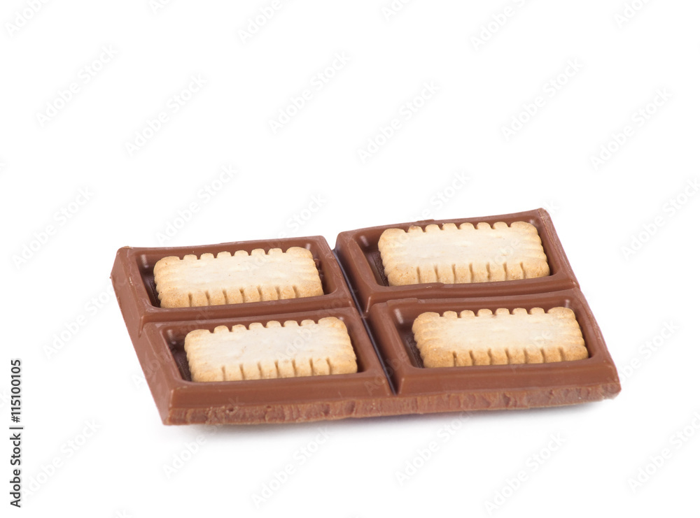 Chocolate bar and cookies Chocolate bar and cookies