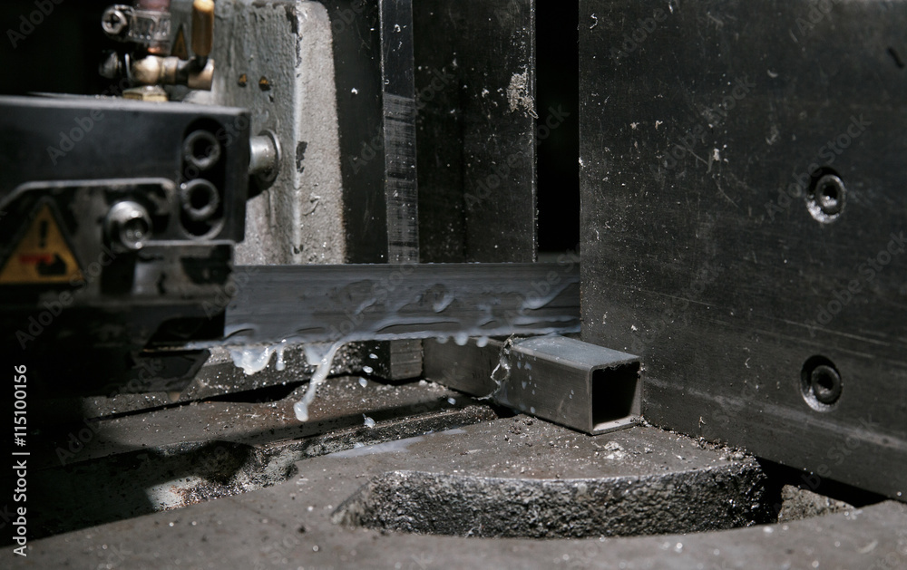 pipe cutting with power saw pipe cutting with power saw