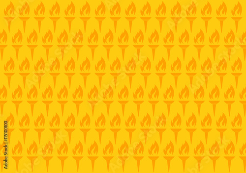 Rio - Flamme olympique jaune