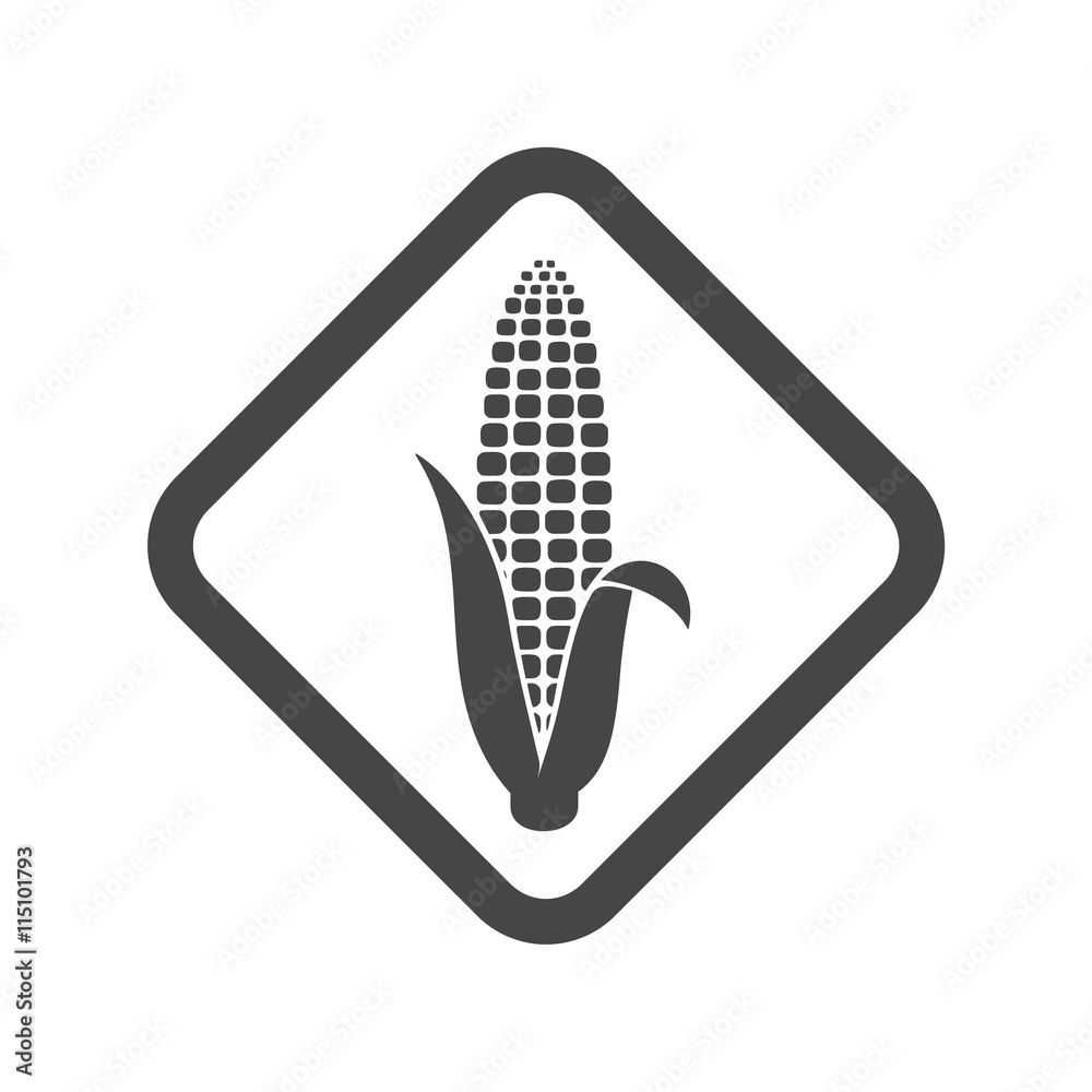 Corn symbol icon Stock Vector Adobe Stock