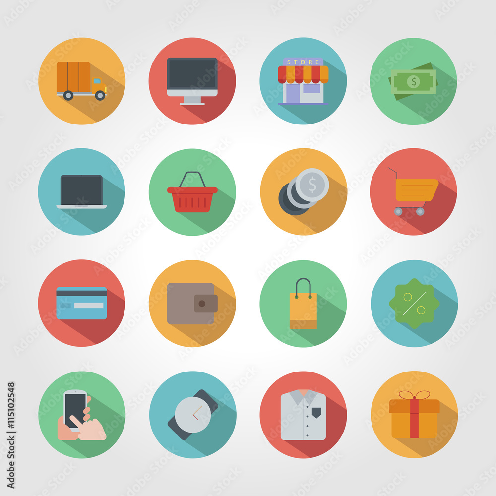 Modern Web Icon Collection Vector Design Modern Web Icon Collection Vector Design