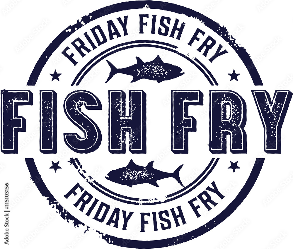Vintage Friday Fish Fry Sign
