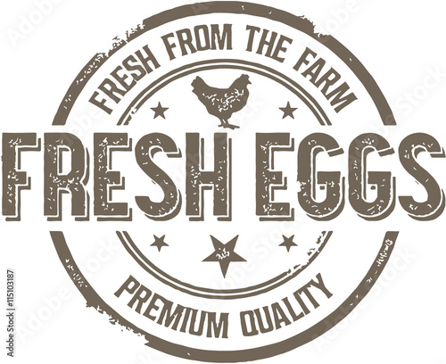 Fresh Eggs Vintage Sign