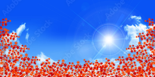 紅葉　秋　風景　背景