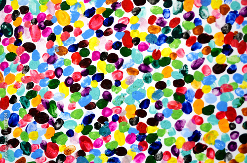 Colourful fingerprints Abstract background