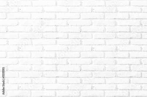 Abstract square white brick wall texture background.