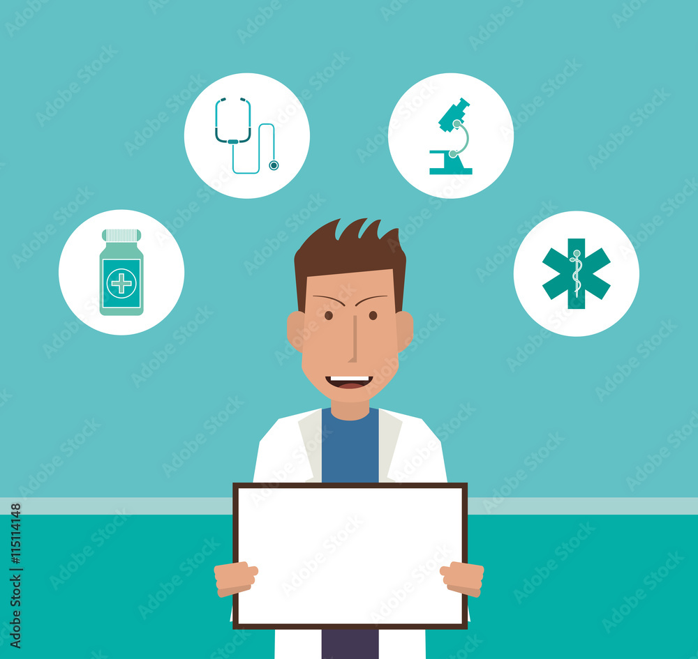 custom made wallpaper toronto digitalDoctor icon. Medical and Health care design. Vector graphic