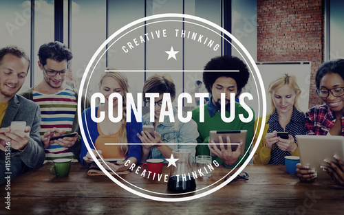 Contact Us Infromation Service Customer Care Concept