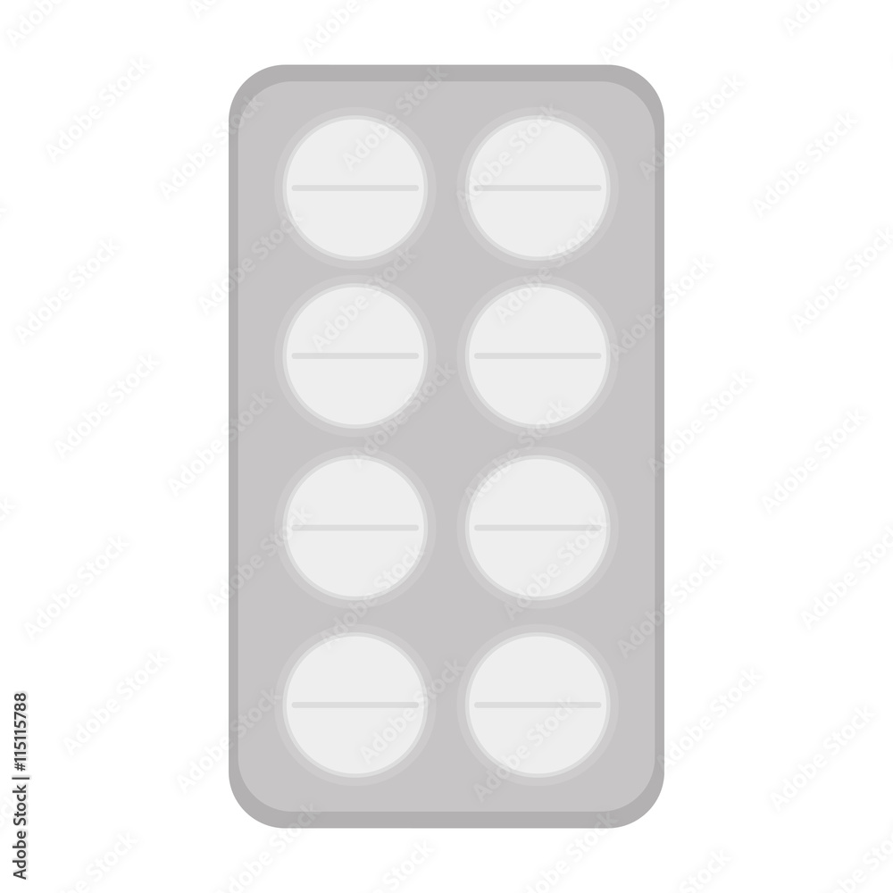 pack of medicine tablets icon